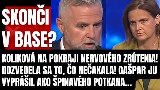 Tvrdá porážka! Koliková na pokraji nervového zrútenia! Gašpar s ňou vyutieral podlahu