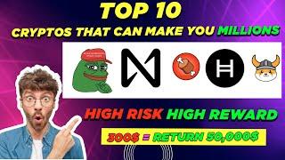  Top 10 Crypto's That Could Make You a Millionaire – Don't Miss Out! (Future & Spot Trading)