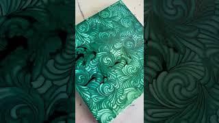 Alcohol Ink and Dye Swirl Texture Results #SHORTS