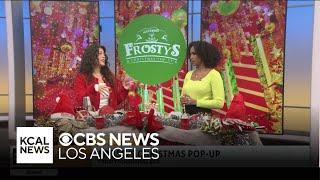 Holiday drinks with Frosty's Christmas Pop-Up in Hollywood