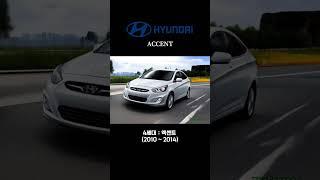 #hyundai #accent #verna #transformation #현대자동차 #evolution #엑센트 #베르나