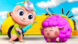 Wheels On The Bus With Animals and Pets | Animal Song | Nursery Rhymes & Kids Songs | Little Meow