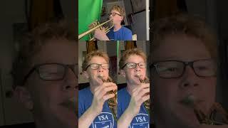 Utah Beach Intro All 3 Trumpets #trumpet #playalong #sheetmusic