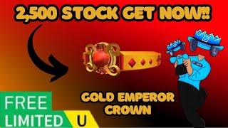  How to get the Gold Emperor Crown UGC Limited | Roblox