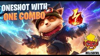 WILD RIFT | ELECTROCUTE TEEMO ONESHOTS WITH ONE COMBO! | Challenger Teemo Gameplay | Guide & Build