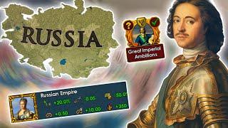 RUSSIA Has The MOST COMPLEX MISSIONS And GOVERNMENT In EU4