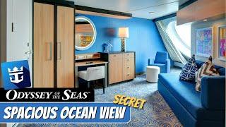 Odyssey of the Seas | SECRET Spacious Ocean View Stateroom | Full Walkthrough Tour & Review 4K