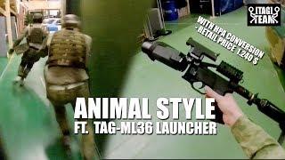 Animal Style ft. TAG-ML36 launcher | ASA AirSoft Arena | Taajuus Airsoft