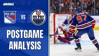 McDavid Has 3 Point Night In Oilers 6-2 Defeat Of Rangers | New York Rangers