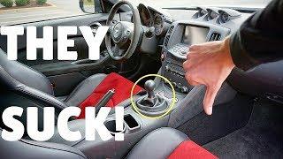 5 Reasons You Should NOT DRIVE Manual Transmission Cars!!