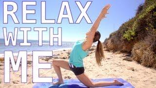 Relax with Me Stretch Routine | POP Pilates Beach Series