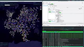 11 hours of Folding@home time lapse