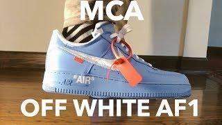 MCA OFF WHITE AIR FORCE 1 REVIEW/ONFOOT/UNBOXING