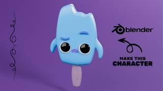 Create an Adorable Ice Cream Character in Blender - Speed Modeling Tutorial