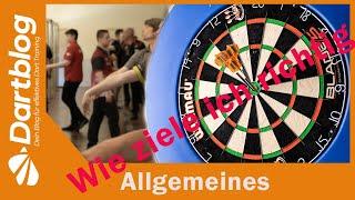 Wie ziele ich beim  Dart richtig? Zielen wie ein Dartprtofi mit dem richtigen Training. Quiet Eye