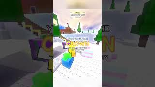 Stealing crown at LAST minute from the ENTIRE server #roblox