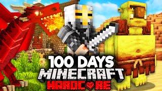 I Survived 100 Days In MEDIEVAL MINECRAFT Hardcore!