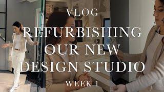 VLOG OFFICE TOUR RENOVATION - WEEK 1