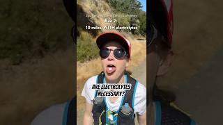 Do electrolytes make a difference? Experimenting with SaltStick!