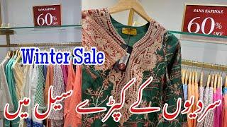 Sana Safinaz Flat 60% OFF Sale 2024 || Sana Safinaz Winter sale 60% OFF 2024 #sanasafinaz