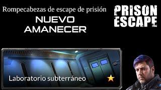 Prison Escape Nuevo Amanecer. Solución del nivel 4. Laboratorio subterráneo.