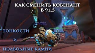 КАК СМЕНИТЬ КОВЕНАНТ В 9.1.5 ТОНКОСТИ И ОСОБЕННОСТИ World of Warcraft Shadowlands