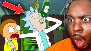 10 minutes of Rick being a MENACE in "Rick and Morty"