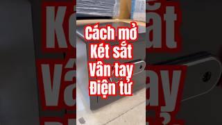 Cách mở két sắt mini siêu cường Việt Tiệp bằng vân tay & điện tử - Đơn giản ai cũng làm được!