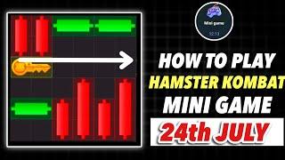 How To Play Hamster Kombat MINI GAME Today 24th July 2024