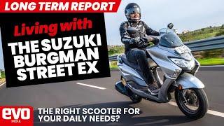 Suzuki Burgman Street EX | Pros and cons explained! | Long term report | @evoIndia