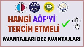 Hangi Açıköğretim Üniversitesini Tercih Etmeli? Aöf Üniversitelerinin Avantajları Dez Avantajları?