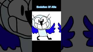 Evolution Of Allie From @AveryThePenguinAnimations #capcut #shorts