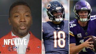 NFL LIVE | Caleb will prove critics wrong - Ryan Clark on how Bears can neutralize Vikings in Wk 12