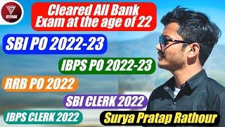 Topper of the Year Surya Pratap Rathour | Cleared all Bank exams | At the age of 22 | Veteran