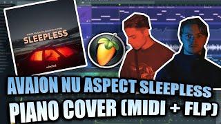 AVAION - Sleepless (MIDI + FLP) (FL Studio Piano Tutorial / Cover) - Selected Style