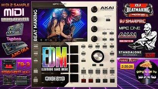 AKAI MPC ONE - #349 Beat Making :: EDM w/ MIDI Smart Dawless session  #DJ_SharpMC_LIVE,#MPC_ONE,#MPC