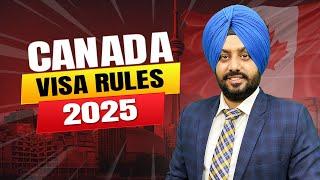 CANADA VISA RULES 2025 | STUDY VISA UPDATES 2024 |  USA CANADA UK