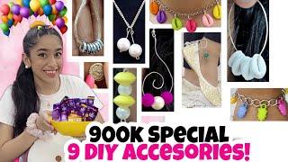 Mini Vlog 13 - 9 DIY Accesories! from Shells, Beads, Pearls... 900k Special | Riya's Amazing World