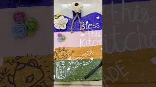 Easy cardboard craft idea for Kitchen Decor ️ #trendingshorts #kitchendecor #nancykaushikvats