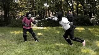 HEMA Sparring: Polish Saber and Spanish Rapier