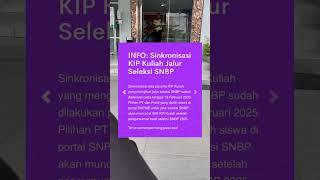 Sinkronisasi KIP Kuliah di SNBP