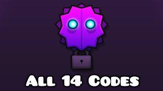 THE WRAITH: ALL 27 CODES - Geometry Dash 2.2