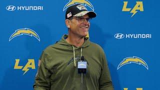 Jim Harbaugh On 2024 Minicamp Day 1 | LA Chargers
