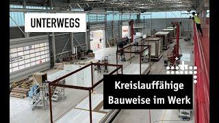 Modulbauweise im Fokus: Wie kreislauffähiges Bauen im Werk entsteht