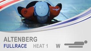 Altenberg | Women's Skeleton Heat 1 World Cup Tour 2014/2015 | FIBT Official