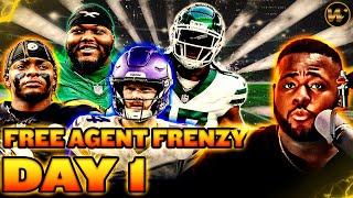 NFL Free Agency Frenzy: Day 1 Reaction | The Sitdown w/ Malik Wright