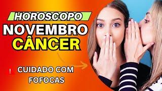 Horóscopo de NOVEMBRO Signo CÂNCER - Como Será o Mês de Novembro para CÂNCER?