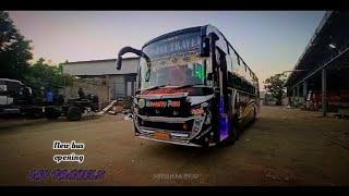 New Jay travels || New Gujarat bus opening ||  naughty fish 