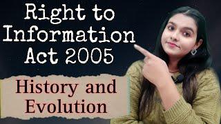 #1 Evolution of Right to Information Act 2005 lecture with notes Lawvita