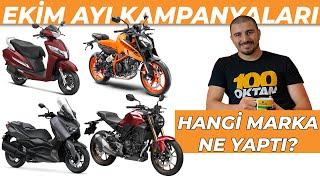 Ekim Ayı Motosiklet Kampanyaları | Tüm Markalar!